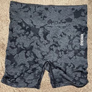 Gymshark Adapt Camo Seamless Shorts - Black - Large